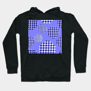 Dotted Spheres Blue Repeat 5748 Hoodie